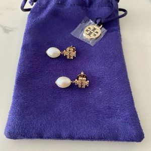 Tory Burch Pearl Drop Earrings